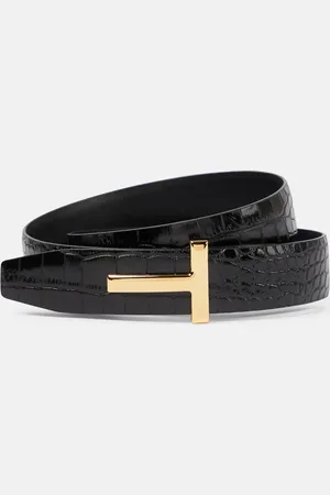 Tom Ford Cinturón Monogram de piel