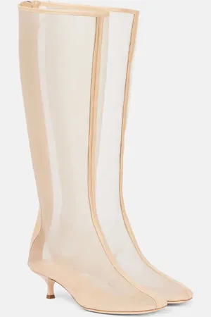 CHRISTOPHER ESBER Botas altas de malla con piel