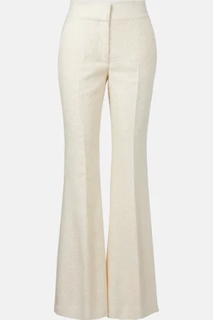GABRIELA HEARST Pantalones flared Rhein de seda