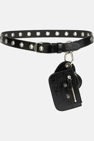Balenciaga Cinturón Le Cagole Charms de piel