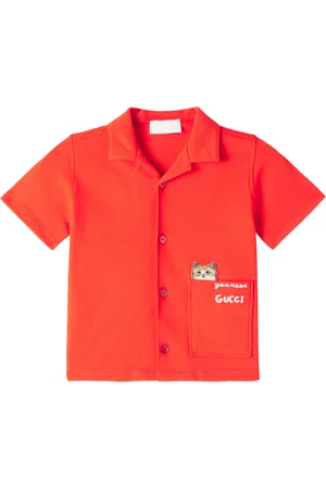 Gucci Bebé - camisa en mezcla de algodón