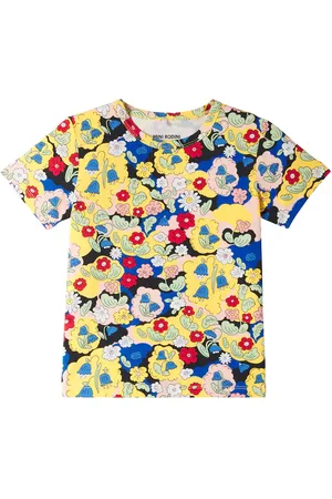Mini Rodini Camiseta en mezcla de algodón floral