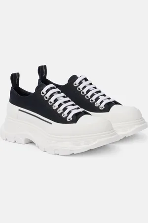 Alexander McQueen Zapatillas con plataforma Tread Slick de lona