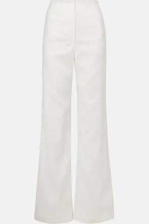 VERONICA BEARD Pantalones anchos Jude en mezcla de lino