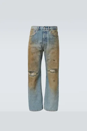 Acne Studios Jeans anchos desgastados