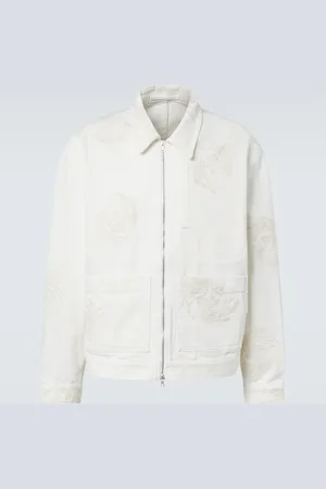 DRIES VAN NOTEN Chaqueta bomber de algodón bordada