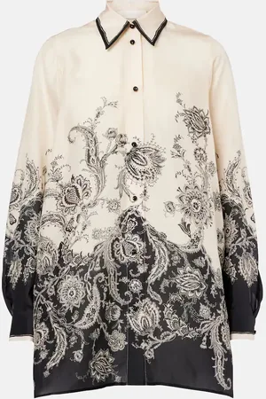 ZIMMERMANN Camisa Rhiannon de seda con paisley