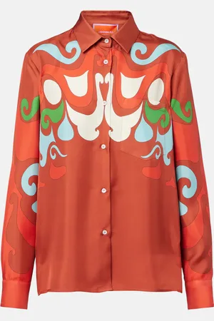 La DoubleJ Camisa Boy de sarga de seda