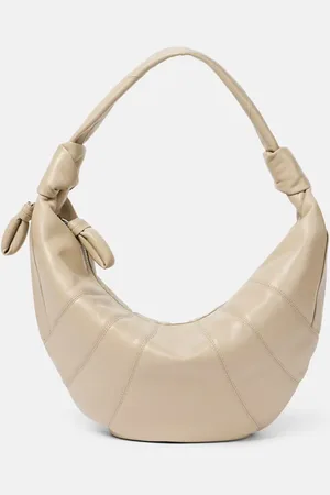 LEMAIRE Bolso al hombro Fortune Croissant de piel