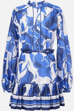 Rebecca Vallance Vestido corto Paros de algodón floral