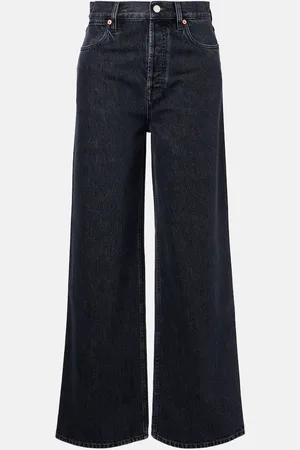 Gucci Jeans anchos de tiro alto
