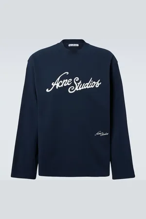 Acne Studios Camiseta de jersey de algodón con logo