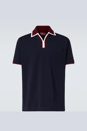 Gucci Polo de piqué de algodón