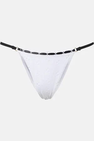 SAME Braga de braga de bikini con bordado inglés