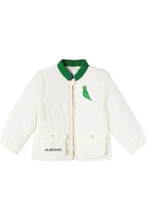 Mini Rodini Chaqueta con logo bordado