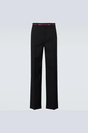 Gucci Pantalones anchos de lana