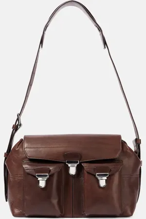 LEMAIRE Bolso al hombro Gear Medium de piel