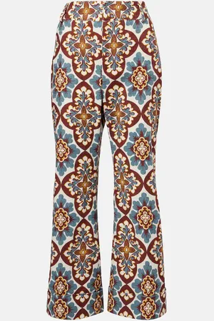 La DoubleJ Pantalones flared Hendrix de algodón