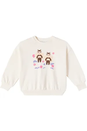 Mini Rodini Sudadera en jersey de algodón estampada