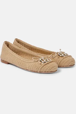 Gucci Bailarinas Marmont GG de croché