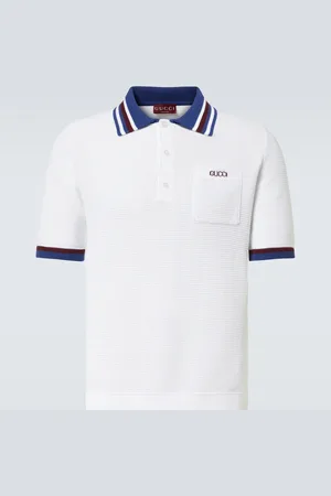 Gucci Polo de piqué de algodón