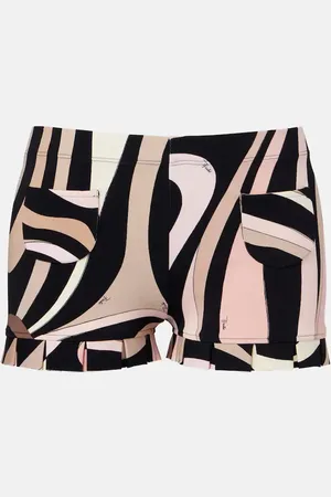Puccini Shorts Marmo con volantes