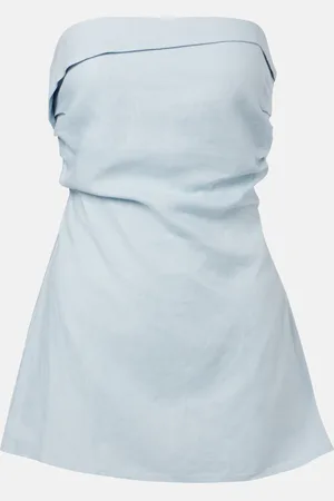 FAITHFULL THE BRAND Top Boe Tunic de lino sin tirantes
