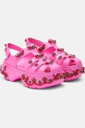 Simone Rocha X Crocs sandalias con plataforma Stomp Fisherman