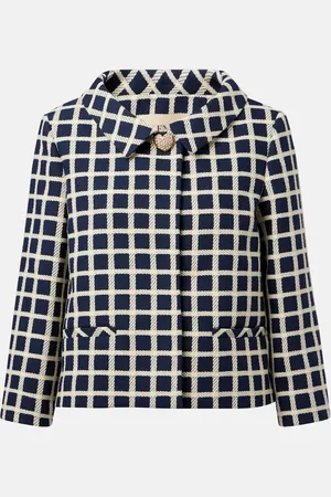 VALENTINO Chaqueta en mezcla de lana y algodón