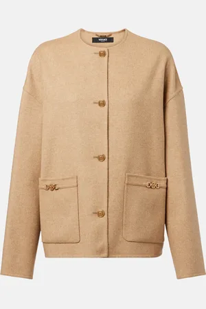 VERSACE Chaqueta en mezcla de lana