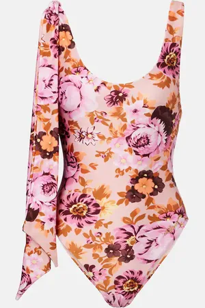 Chloé Chloé Bañador floral con lazo