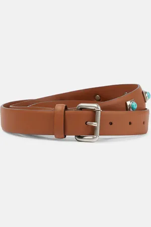 Etro Cinturón de piel adornada