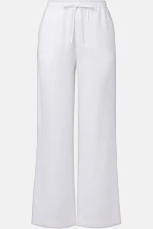 ASCENO Pantalones anchos Aurelia de lino