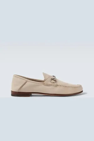 Gucci Mocasines Gigi de ante con Horsebit