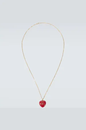VALENTINO GARAVANI Collar con colgante Coeur Royal VLogo