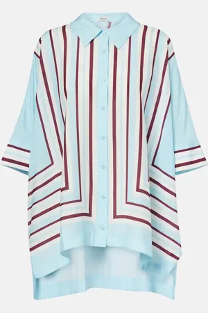 Simkhai Camisa oversized Bowman estampada