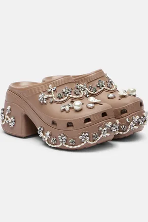 Simone Rocha X Crocs zuecos con plataforma Siren