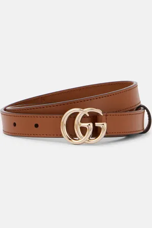 Gucci Cinturón GG Marmont de piel