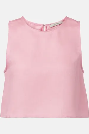 ASCENO Crop top Kobe de lino