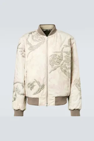 DRIES VAN NOTEN Chaqueta bomber de algodón bordada