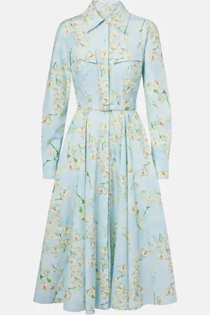 EMILIA WICKSTEAD Vestido camisero de popelín de algodón