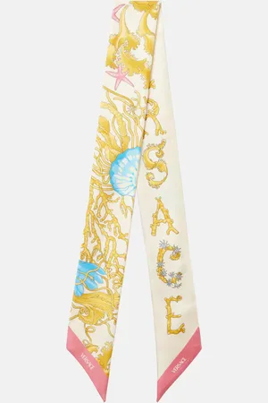 VERSACE Pañuelo Underwater Barocco de seda