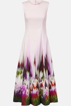 Simkhai Vestido midi Magnolia en mezcla de algodón