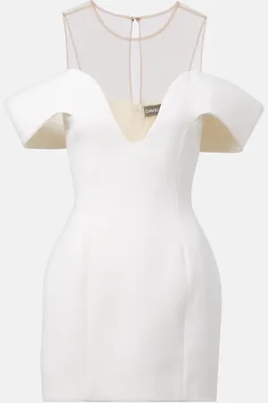 DAVID KOMA Vestido corto de lana