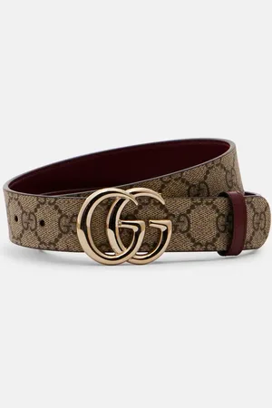 Gucci Cinturón GG Marmont reversible