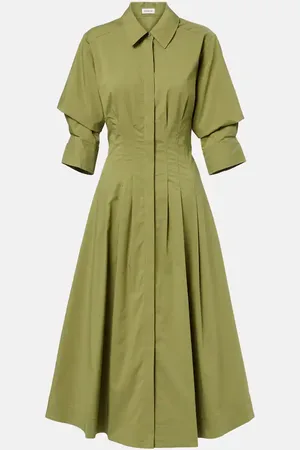 Simkhai Vestido camisero Jazz de popelín