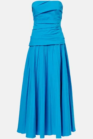 Simkhai Vestido midi Arie en mezcla de algodón