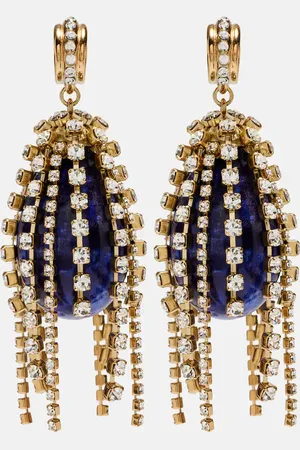 Chloé Chloé Pendientes largos con cristales