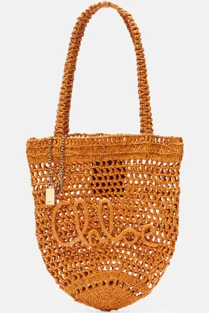 Chloé Chloé Bolso Summer Banana de rafia