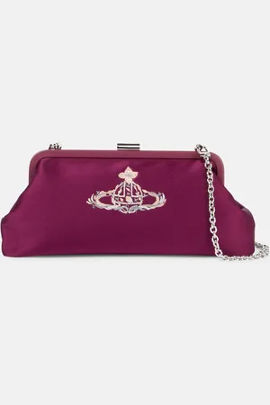Vivienne Westwood Clutch Dorothy de satén bordado